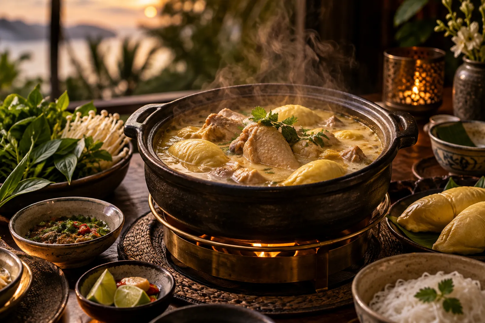 Đặt lẩu sầu riêng ở Quận 7